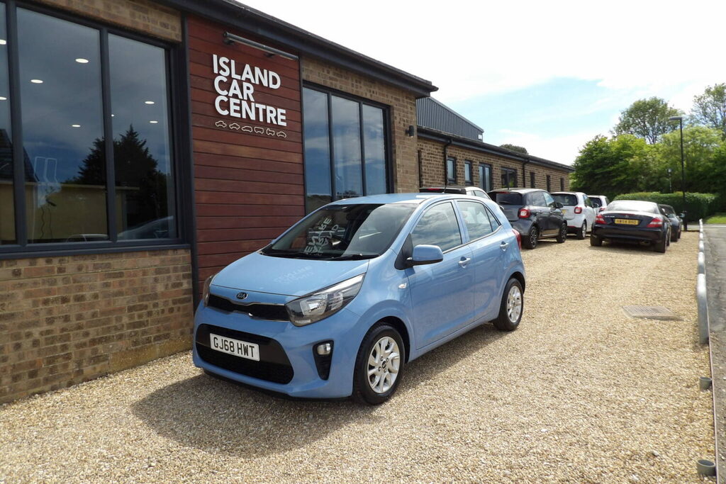 Kia Picanto Hatchback 1.0 2 Low Mileage GJ68HWT Blue #3