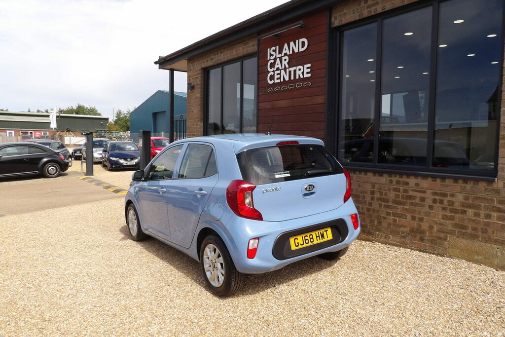 Kia Picanto Hatchback 1.0 2 Low Mileage GJ68HWT Blue #4