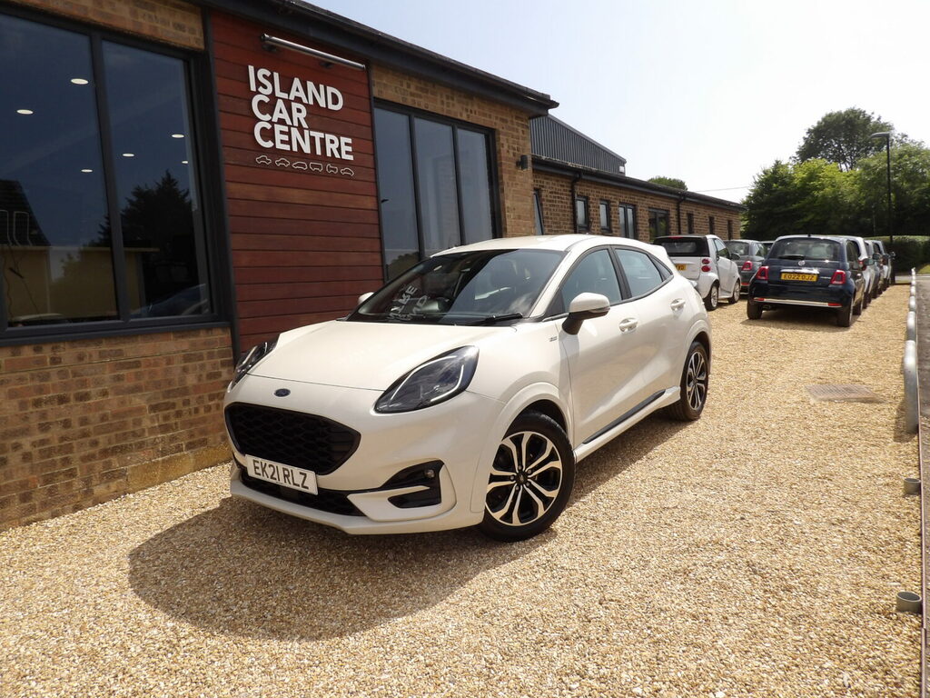 Ford Puma Hatchback 1.0 Ecoboost Hybrid Mhev 155 St-line White