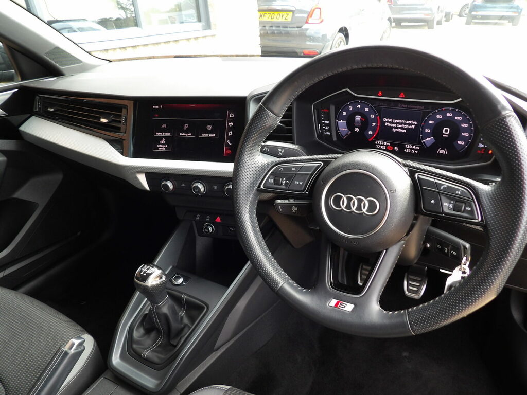 Audi A1 Sportback 25 Tfsi S Line Only Covered 27 500 EJ69CFZ Black #5