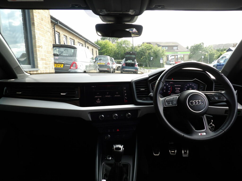 Audi A1 Sportback 25 Tfsi S Line Only Covered 27 500 EJ69CFZ Black #4