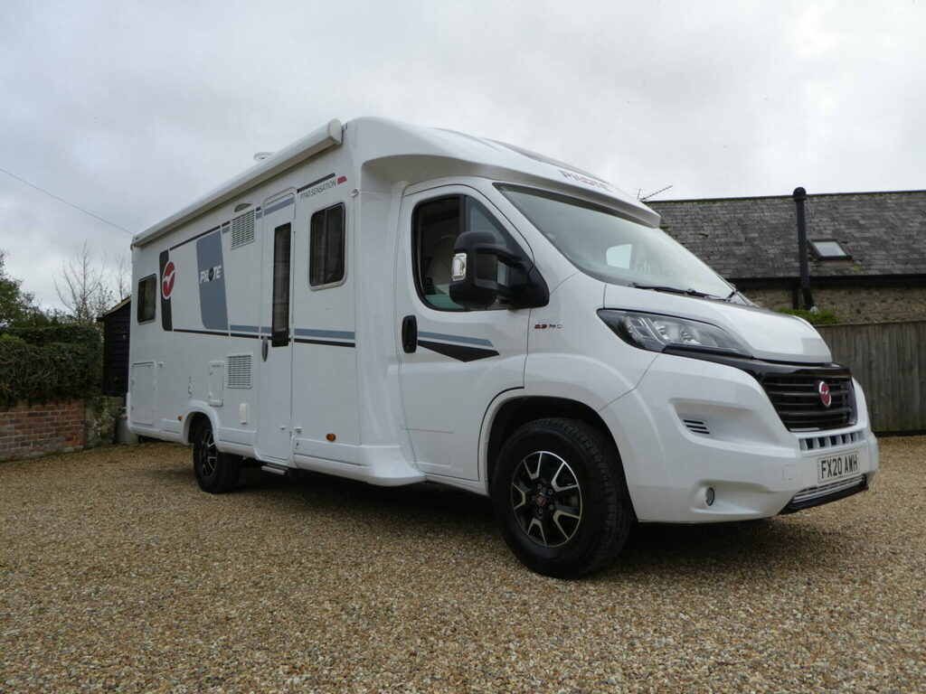 Fiat Ducato Pilot Camper P740 Sensation Motor Caravan White
