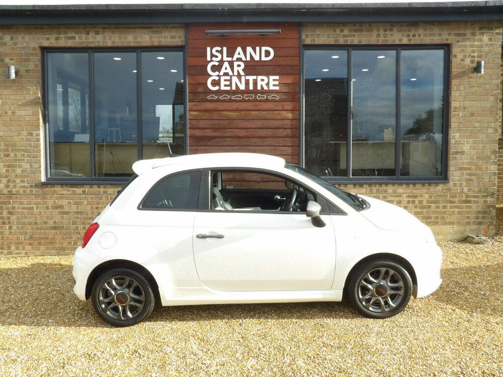 Fiat 500 Hatchback 1.2 S Low Mileage WM19UXH White #2