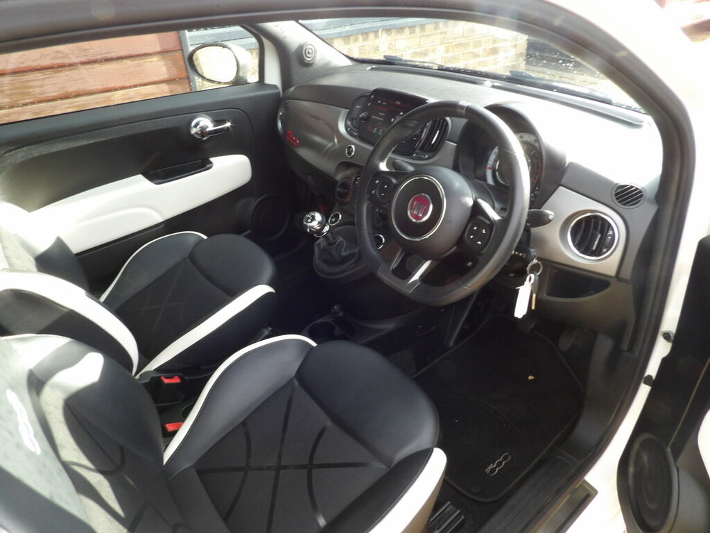 Fiat 500 Hatchback 1.2 S Low Mileage WM19UXH White #6