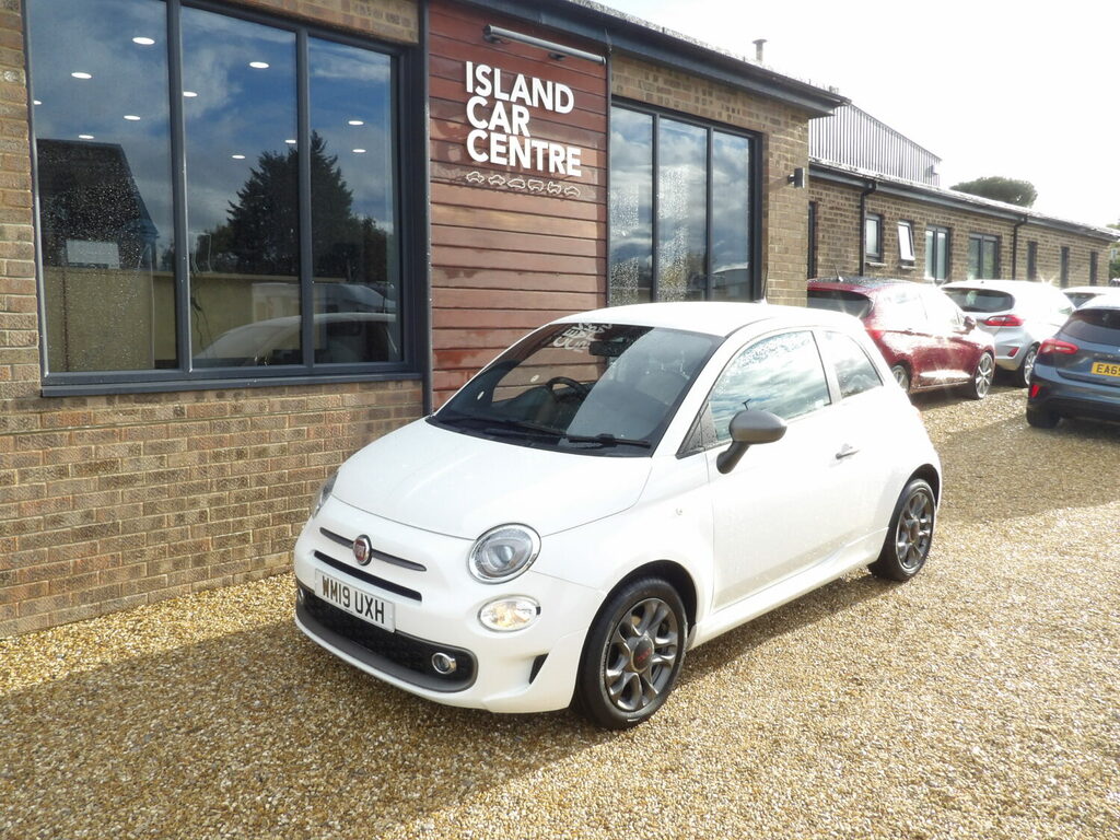 Fiat 500 Hatchback 1.2 S Low Mileage WM19UXH White #3