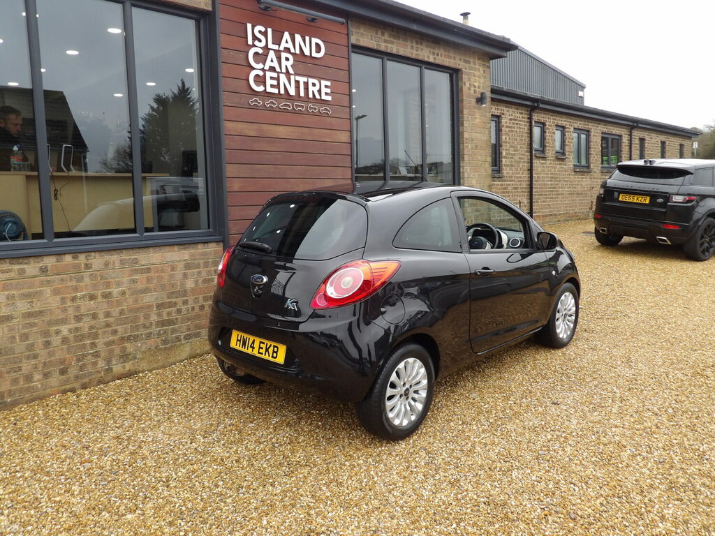 Ford KA 1.2 Zetec 35 A Year Road Tax Low Mileage HW14EKB Black #3