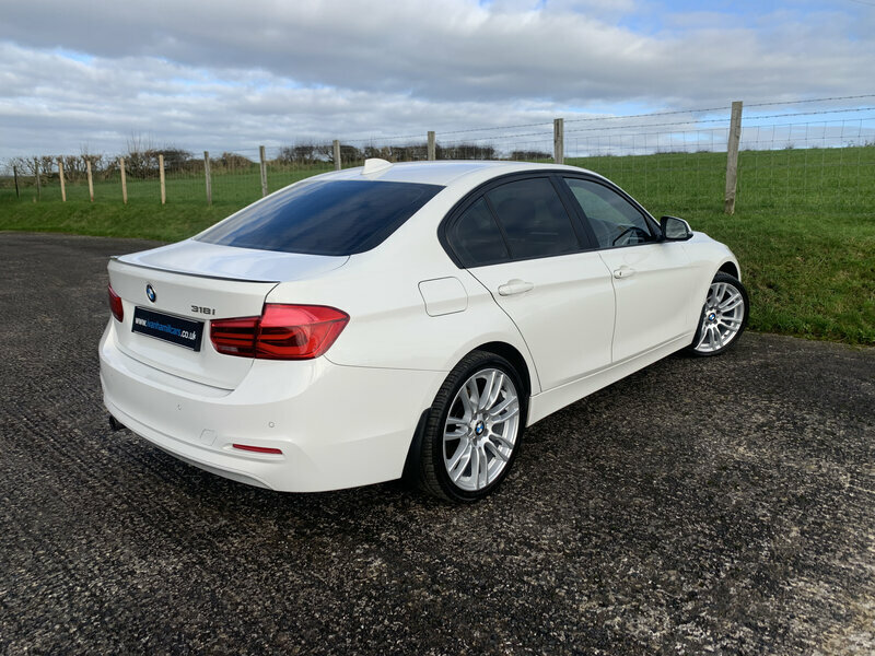 BMW 3 Series 318I-se-4dr White #6