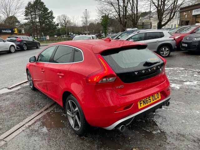 Volvo V40 2.0 D2 R-design Hatchback Euro 6 FN65DLO Red #6