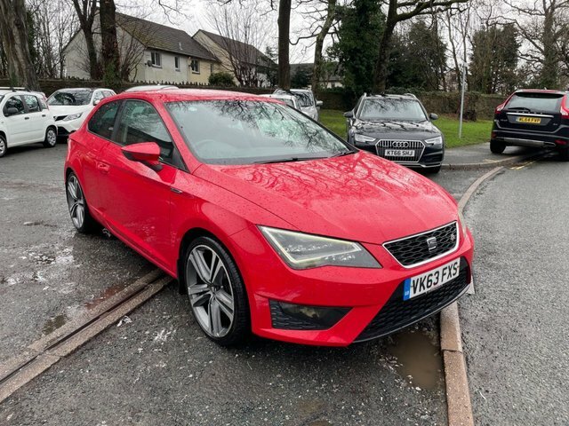 Seat Leon 1.8 Tsi Fr Sport Coupe Euro 6 S VK63FXS Red #2