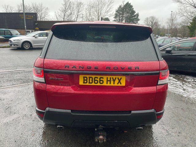 Land Rover Range Rover Sport 3.0 Sd V6 Hse Suv 4Wd Euro 6 S S BD66HYX Red #5