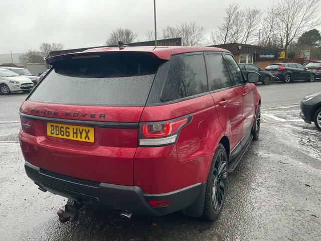Land Rover Range Rover Sport 3.0 Sd V6 Hse Suv 4Wd Euro 6 S S BD66HYX Red #4