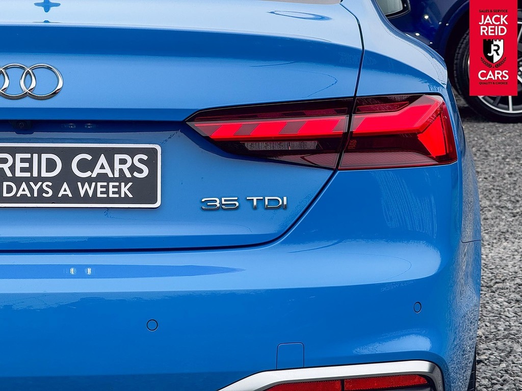 Audi A5 Coupe WJ22HDK Blue #4