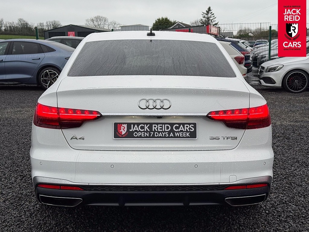 Audi A4 Saloon YH72NPP White #3