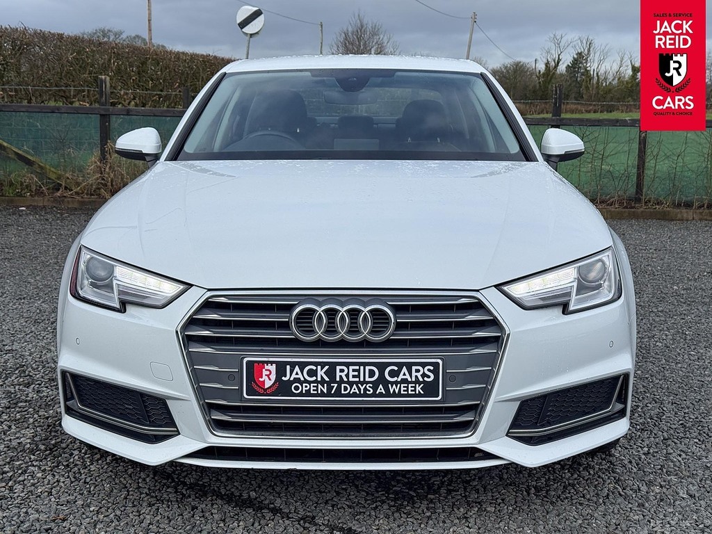 Audi A4 Saloon PX69VHN White #6