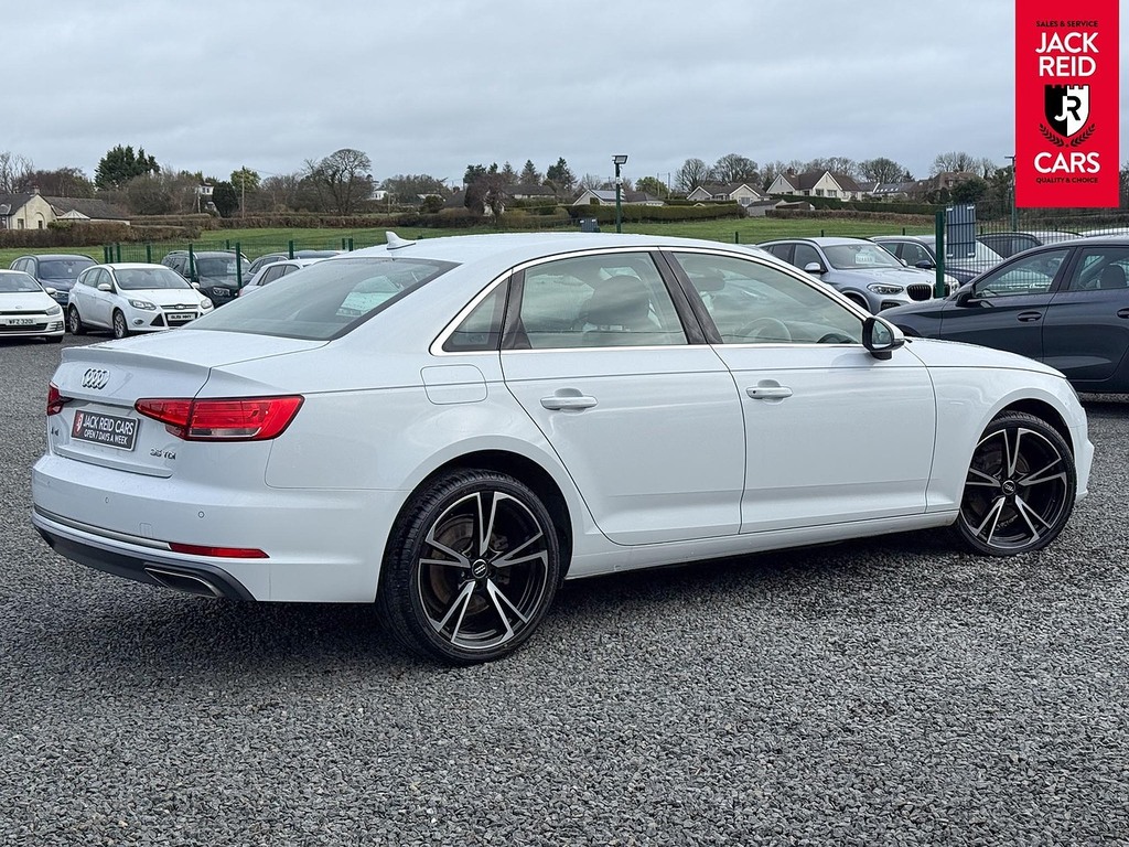 Audi A4 Saloon PX69VHN White #4