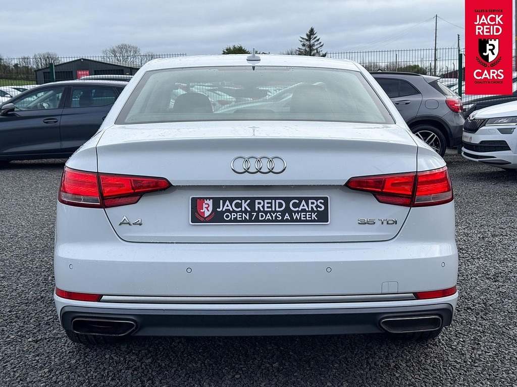 Audi A4 Saloon PX69VHN White #3