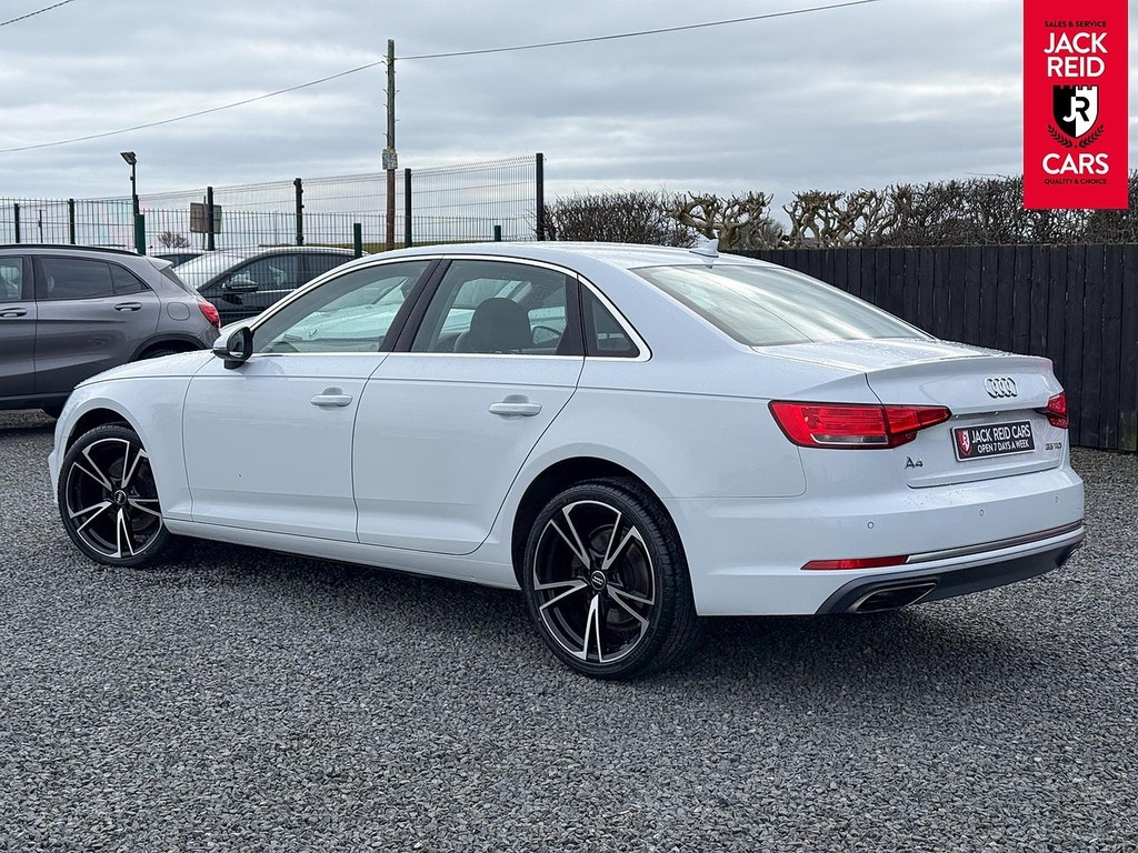 Audi A4 Saloon PX69VHN White #2