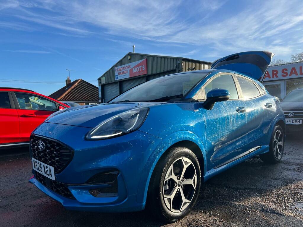 Ford Puma Suv 1.0T Ecoboost Mhev St-line Dct Euro 6 Ss Blue