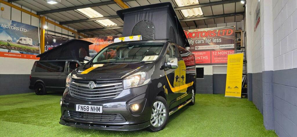 Vauxhall Vivaro Campervan 201868 FN68NHM Black #5