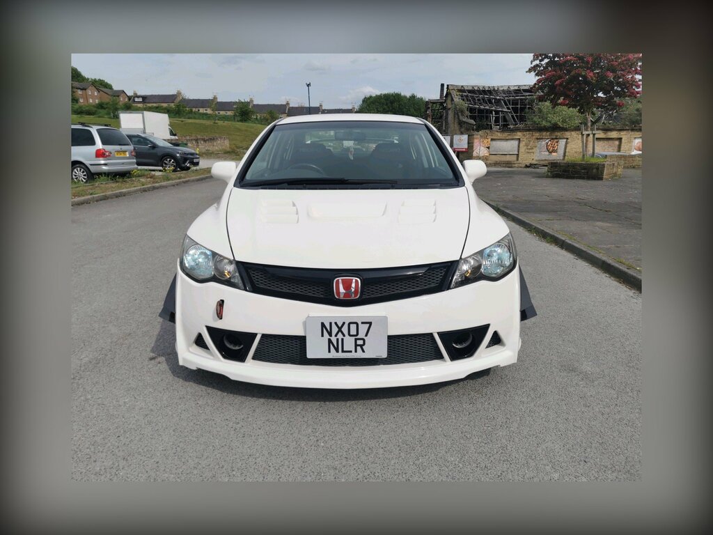 Honda Civic Civic Type R Fd2 NX07NLR White #4