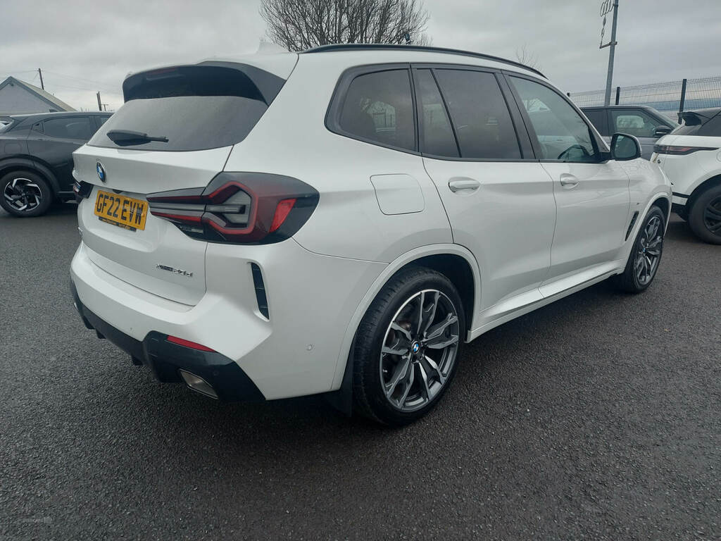 BMW X3 Xdrive20d Mht M Sport Step GF22EVW White #3