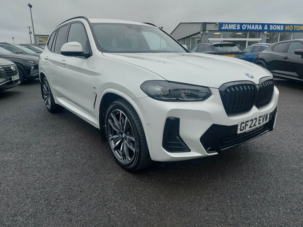 BMW X3 Xdrive20d Mht M Sport Step GF22EVW White #2