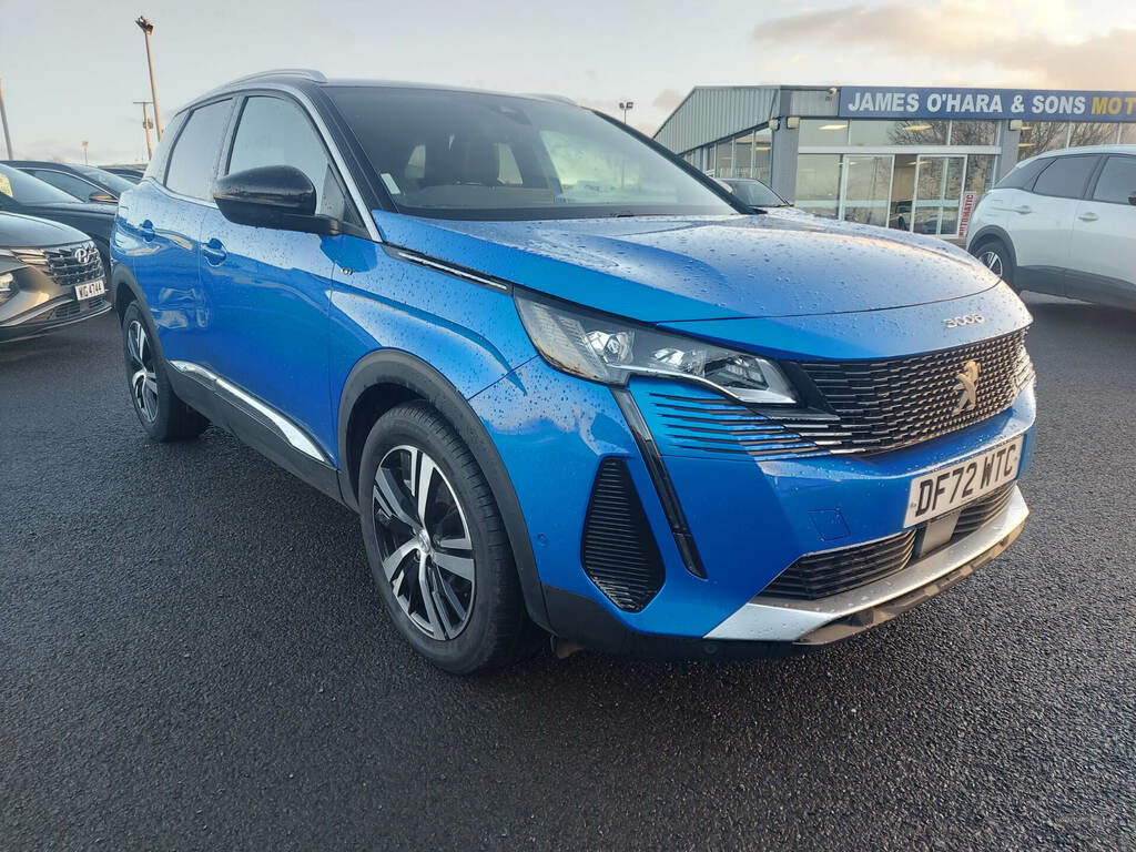 Peugeot 3008 1.5 Bluehdi Gt Eat8 DF72WTC Blue #2