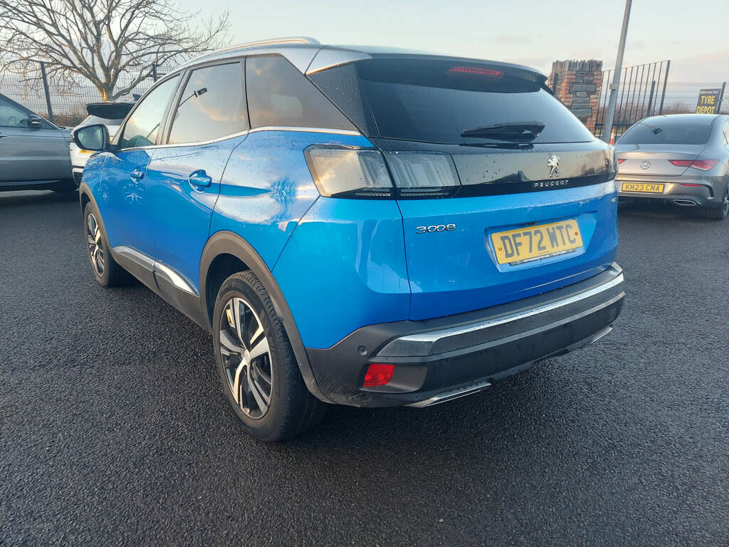 Peugeot 3008 1.5 Bluehdi Gt Eat8 DF72WTC Blue #4