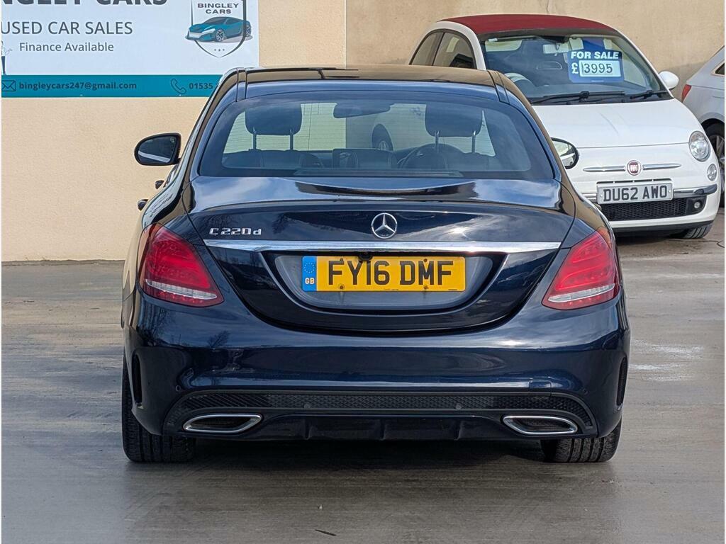 Mercedes-Benz C Class 2.1 C220d Amg Line Euro 6 S S FY16DMF Blue #5