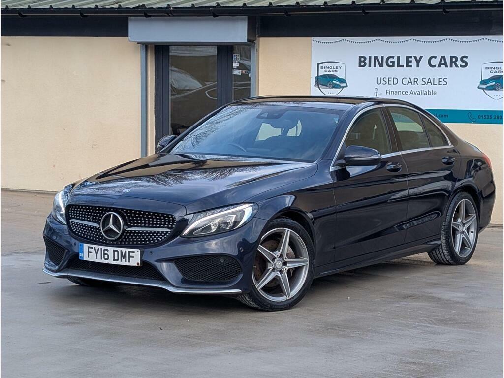 Mercedes-Benz C Class 2.1 C220d Amg Line Euro 6 S S FY16DMF Blue #2
