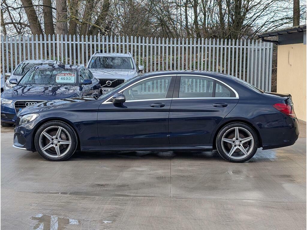Mercedes-Benz C Class 2.1 C220d Amg Line Euro 6 S S FY16DMF Blue #3