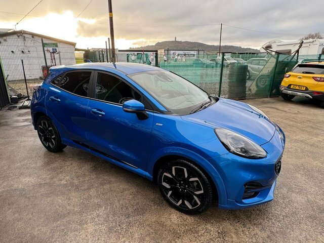 Ford Puma Ecoboost Mhev St-line X TRZ9537 Blue #6