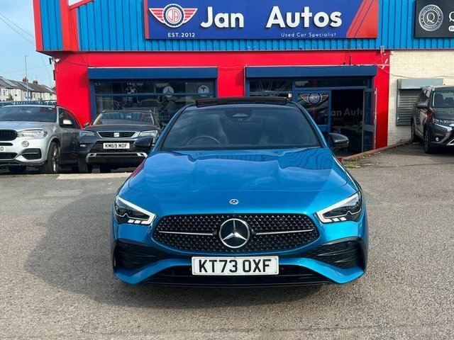 Mercedes-Benz CLA Class 2023 1.3 Cla180h Mhev Amg Line Premium Plus Coup KT73OXF Blue #2
