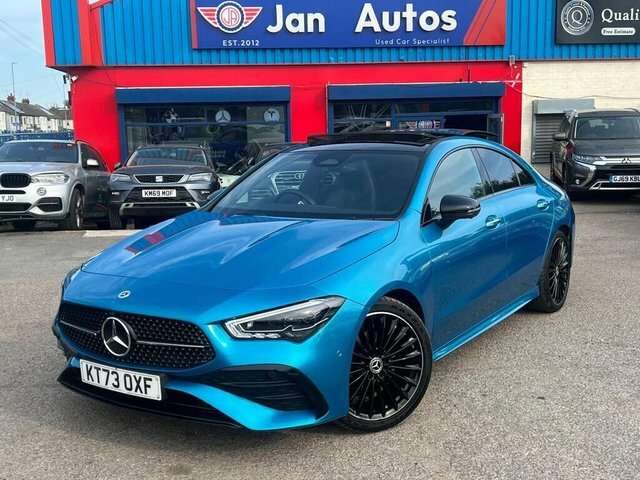 Mercedes-Benz CLA Class 2023 1.3 Cla180h Mhev Amg Line Premium Plus Coup KT73OXF Blue #3