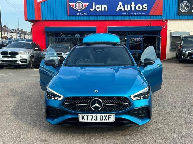 Mercedes-Benz CLA Class 2023 1.3 Cla180h Mhev Amg Line Premium Plus Coup KT73OXF Blue #5