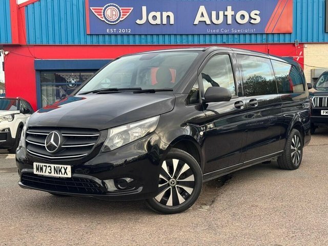 Mercedes-Benz Vito 2023 2.0 116 Cdi Select Tourer Double Cab Dies MW73NKX Black #6