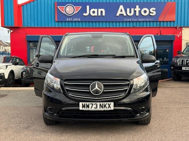 Mercedes-Benz Vito 2023 2.0 116 Cdi Select Tourer Double Cab Dies MW73NKX Black #5