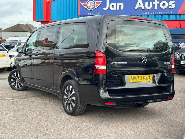 Mercedes-Benz Vito 2023 2.0 116 Cdi Select Tourer Double Cab Dies MW73NKX Black #2