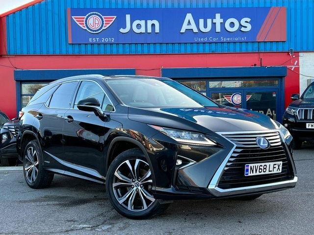 Lexus RX 2018 3.5 450H L V6 Luxury Cvt 4Wd Euro 6 Ss Black