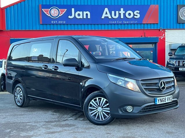 Mercedes-Benz Vito 2018 2.1 116 Cdi Progressive Crew Van Double Cab 5 Black