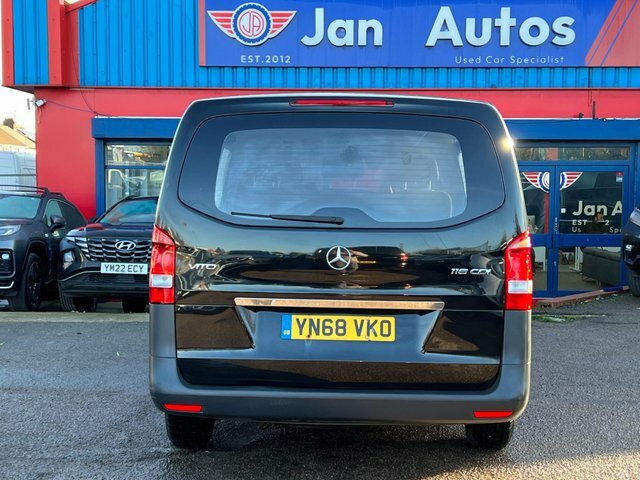Mercedes-Benz Vito 2018 2.1 116 Cdi Progressive Crew Van Double Cab 5 YN68VKO Black #5