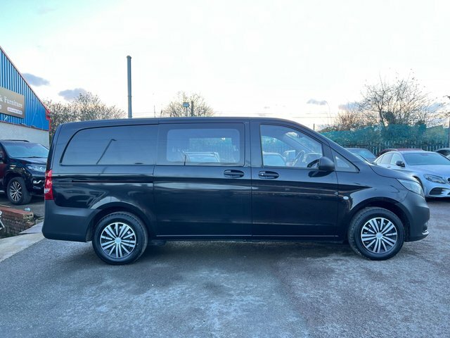 Mercedes-Benz Vito 2018 2.1 116 Cdi Progressive Crew Van Double Cab 5 YN68VKO Black #6