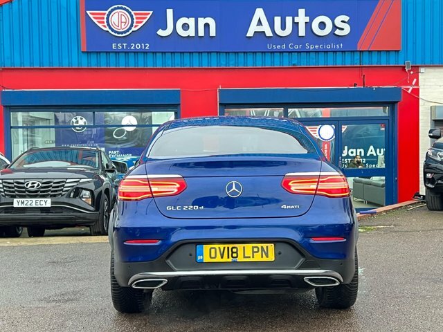 Mercedes-Benz GLC Class 2018 2.1 Glc220d Amg Line Coupe G-tronic 4Matic Eu OV18LPN Blue #5