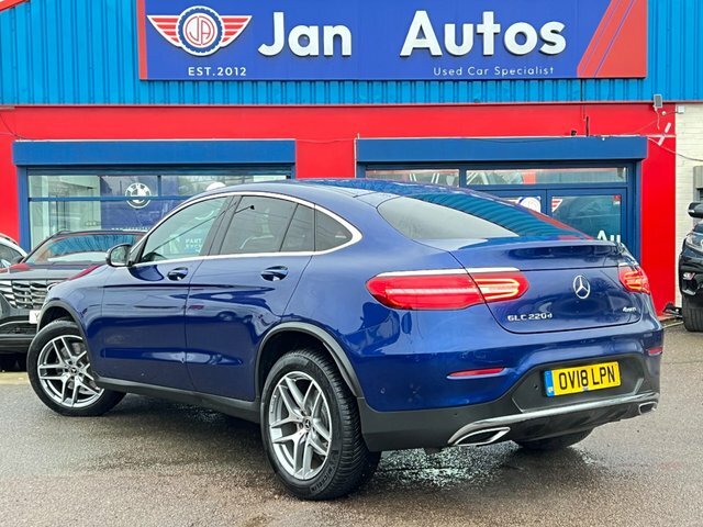 Mercedes-Benz GLC Class 2018 2.1 Glc220d Amg Line Coupe G-tronic 4Matic Eu OV18LPN Blue #2