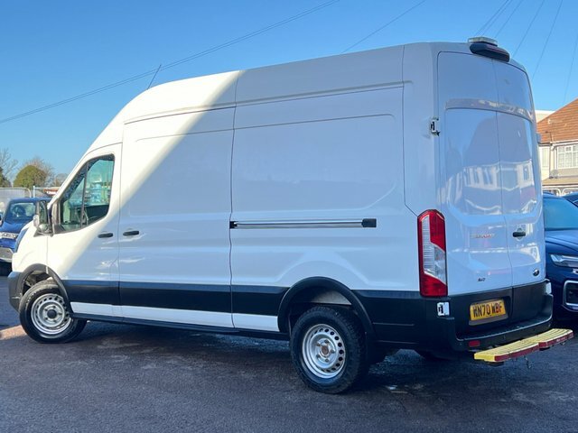 Ford Transit Custom 2020 2.0 350 Ecoblue Leader Panel Van M WN70WBF White #2