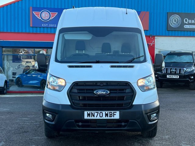 Ford Transit Custom 2020 2.0 350 Ecoblue Leader Panel Van M WN70WBF White #4