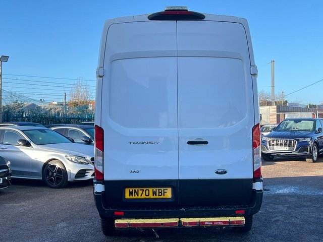 Ford Transit Custom 2020 2.0 350 Ecoblue Leader Panel Van M WN70WBF White #5