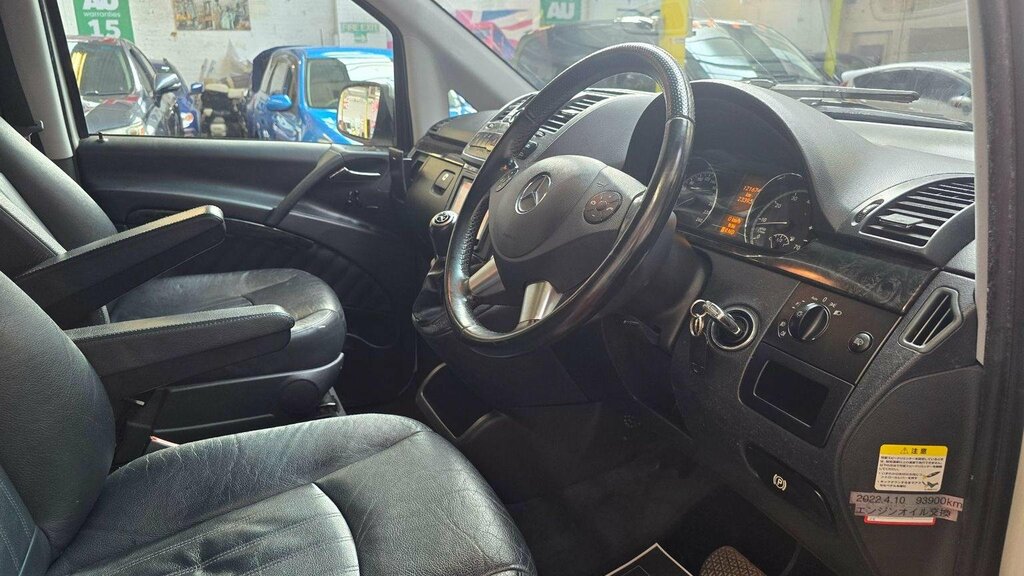 Mercedes-Benz V Class Mpv V Class V350 Ambiente Lwb 7 Seat Leather 2012 White #5