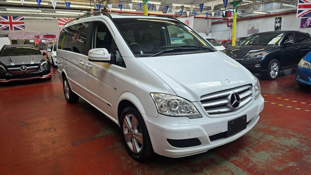 Mercedes-Benz V Class Mpv V Class V350 Ambiente Lwb 7 Seat Leather 2012 White #2