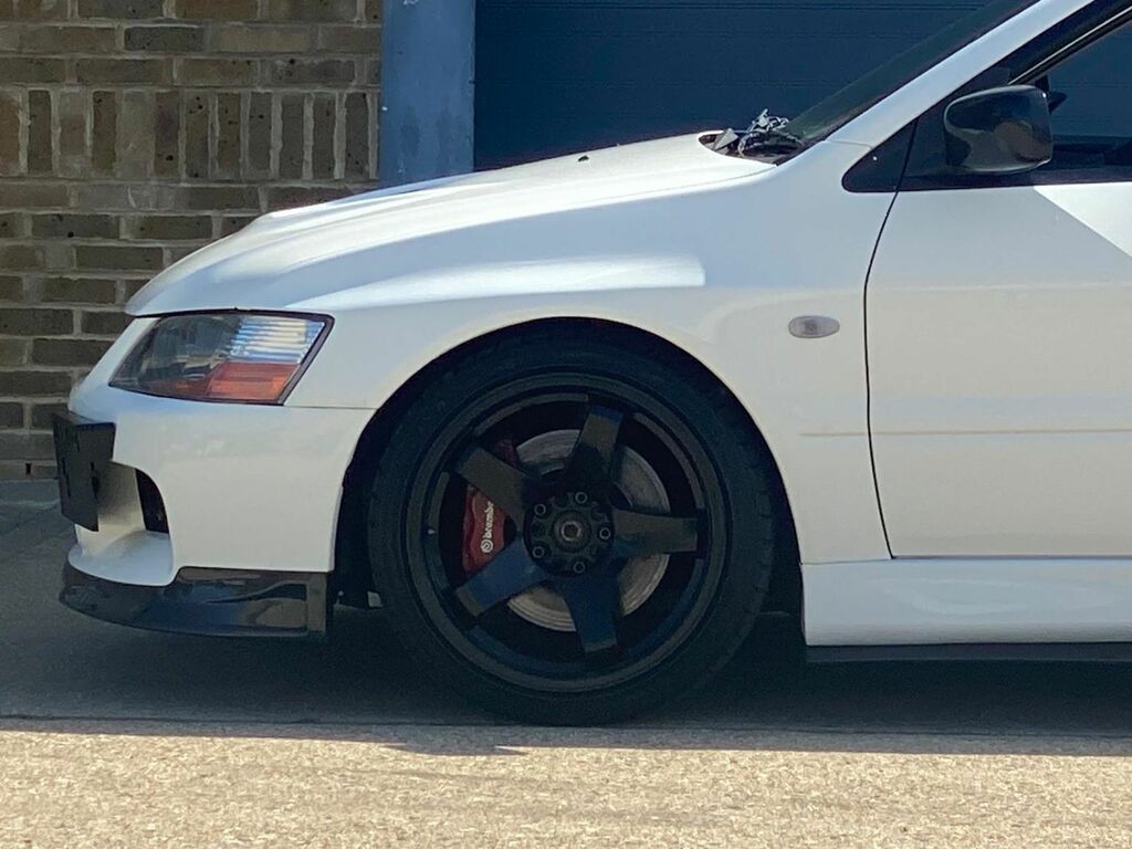 Mitsubishi Lancer Mitsubishi Evo 9 Mr Rs Lightweight 1 Of 200 Stunni YG05BJD White #4